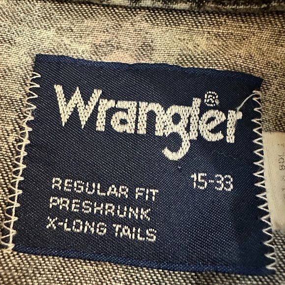 1990’s wrangler western shirt. Men’s small - Picture 6 of 8